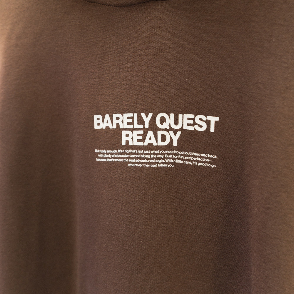 Barely Quest Ready Hoodie - Brown