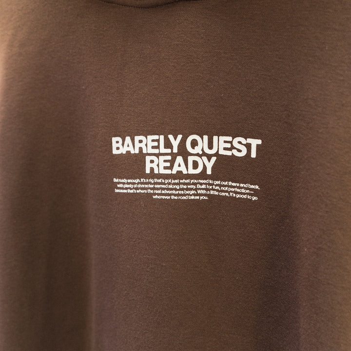 Barely Quest Ready Hoodie - Brown
