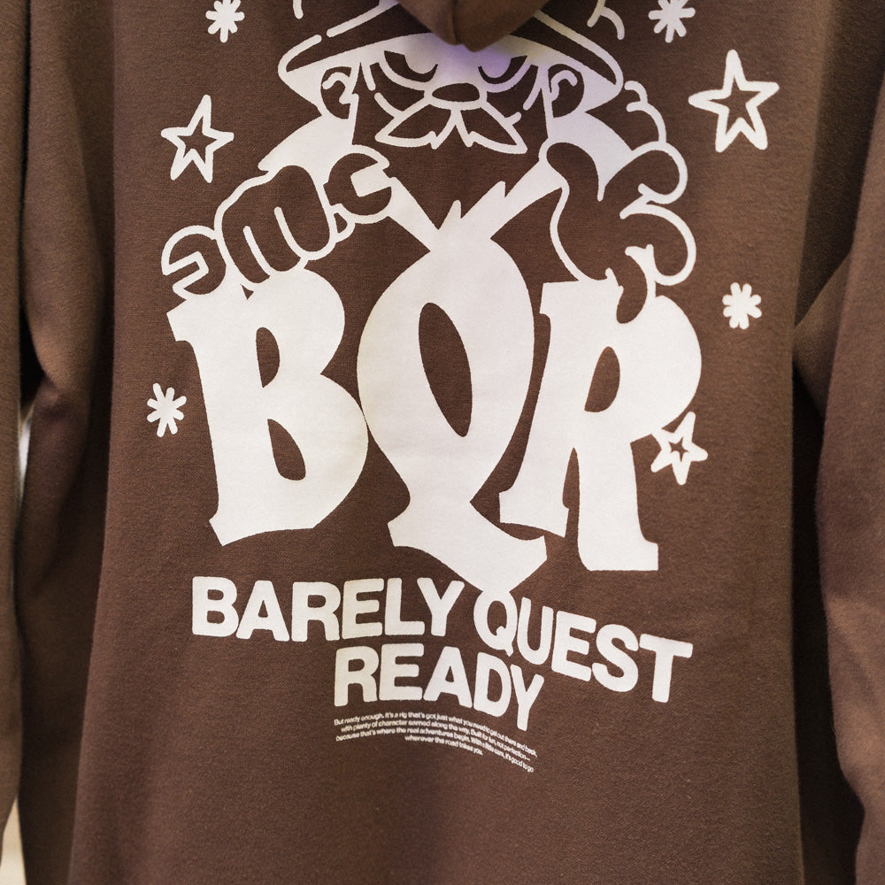 Barely Quest Ready Hoodie - Brown