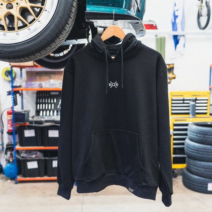 Luxe Bold Hoodie - Black