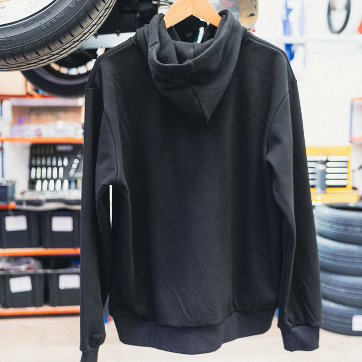 Luxe Bold Hoodie - Black
