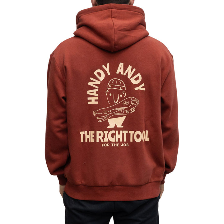 Handy Andy Hoodie - Burgundy