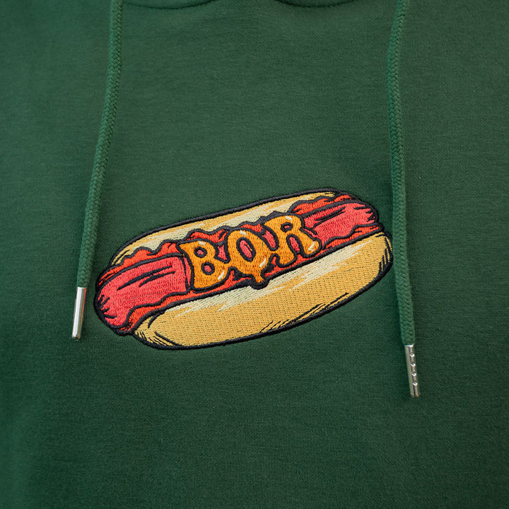 Luxe Hotdog Hoodie - Green