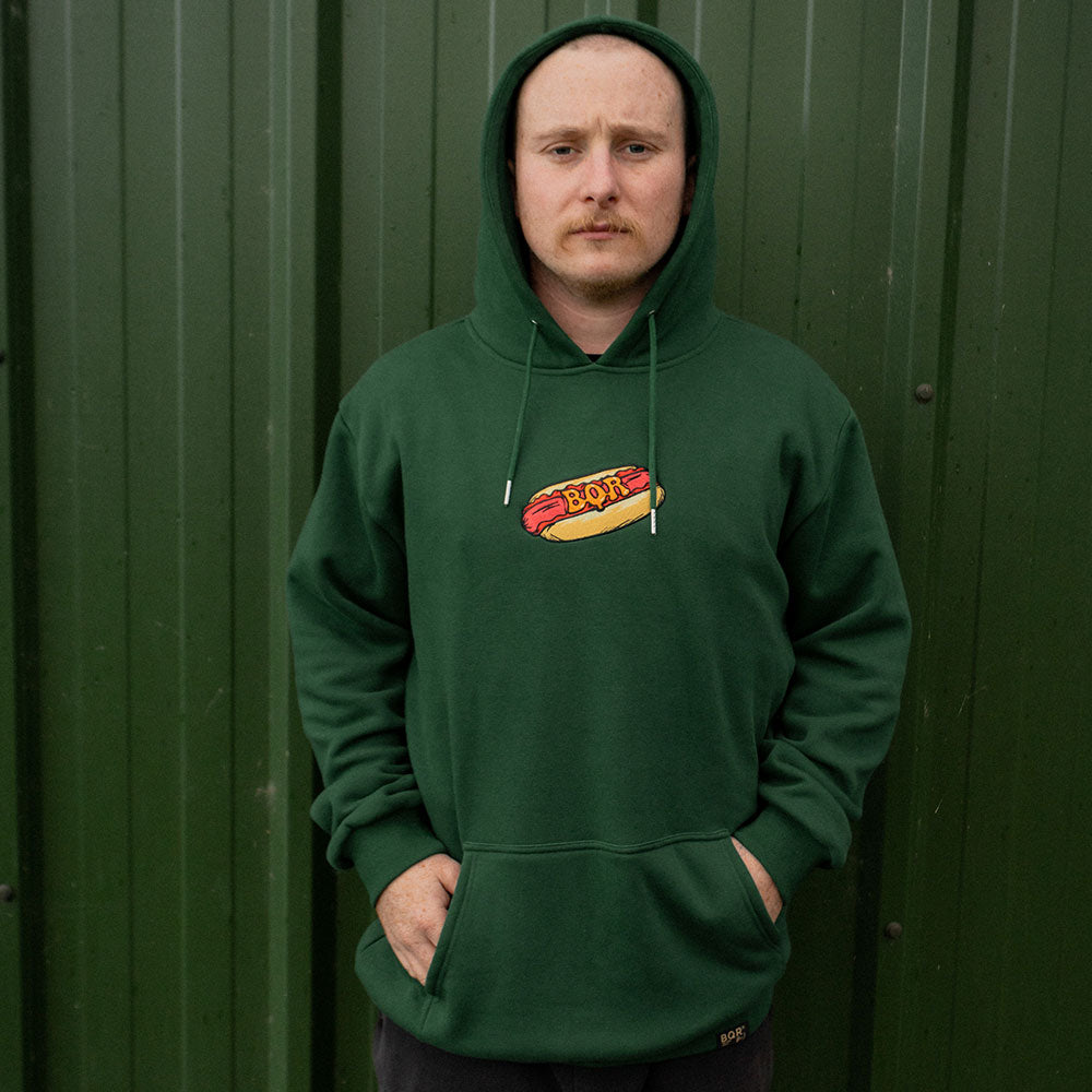 Luxe Hotdog Hoodie - Green