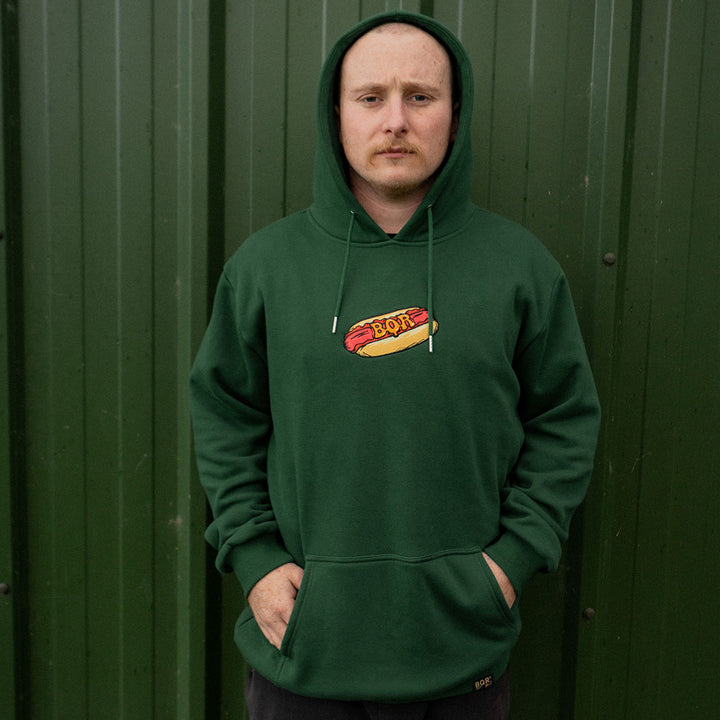 Luxe Hotdog Hoodie - Green
